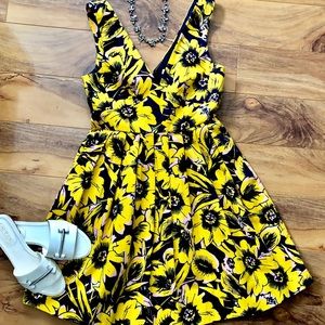 J. CREW sunflower dress